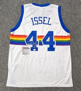 DENVER NUGGETS DAN ISSEL AUTOGRAPHED SIGNED INSCRIBED JERSEY JSA COA - Picture 1 of 3
