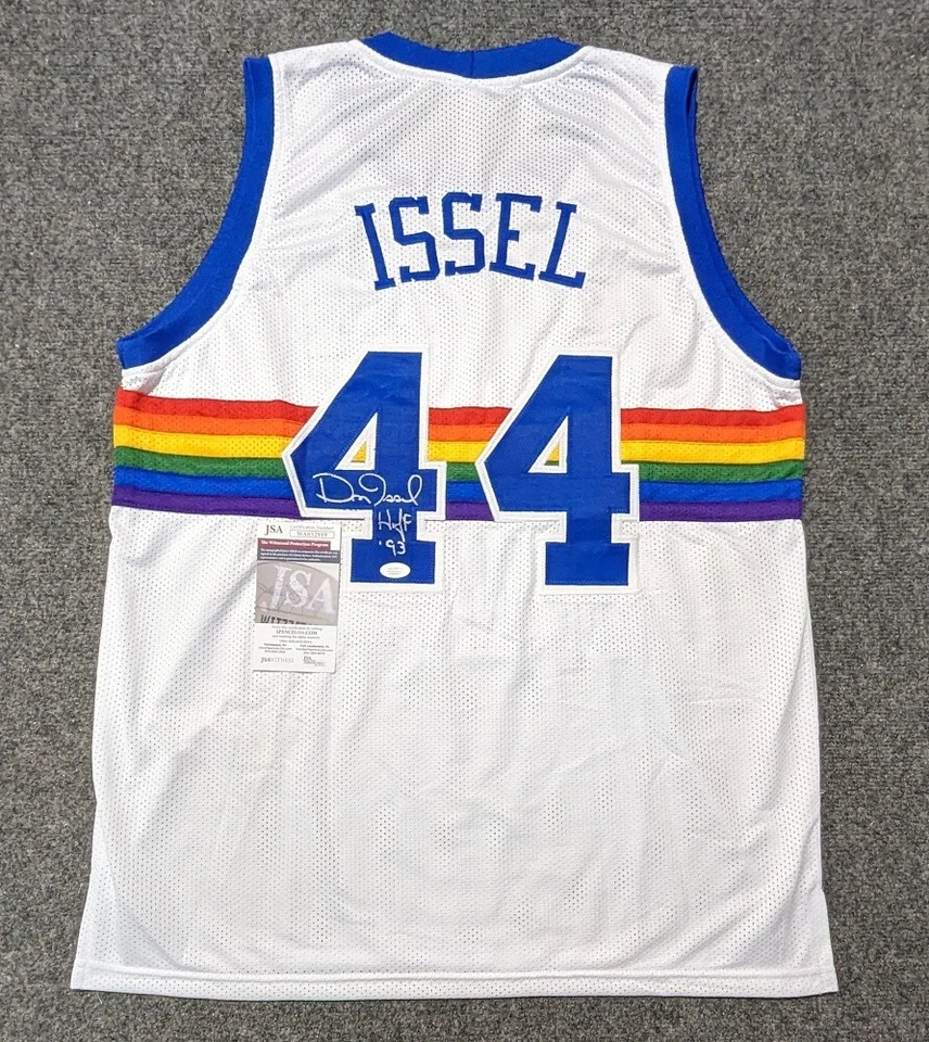DENVER NUGGETS DAN ISSEL AUTOGRAPHED SIGNED INSCRIBED JERSEY JSA COA - Image 1 of 3