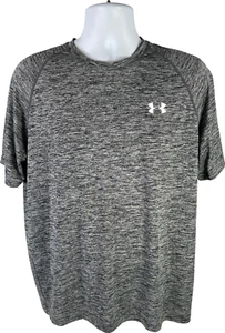 Under Armour Men’s Gray Loose Fit HeatGear Athletic T-Shirt - L - Picture 1 of 3