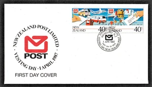 New Zealand Stamp fdc 1-4-1987 Vesting Day - Picture 1 of 2
