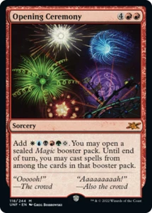 CERIMONIA DI APERTURA x4 mtg NM-M Unfinity 4 Mythic - Foto 1 di 1