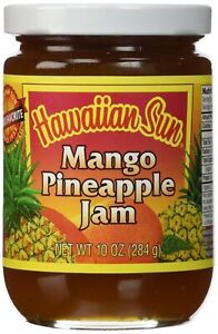 Hawaiian Sun Mango Pineapple Jam 10 oz. Glass Jar