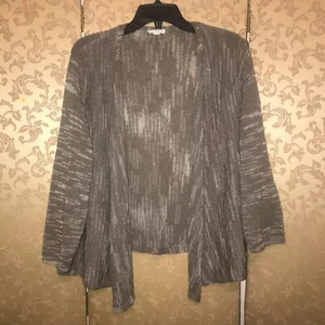 Pure Jill J. Jill Brown Marled Open Cardigan Sweater Size Large L - Picture 1 of 5