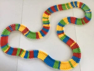Flexible Track Lot Kids Play Pieces Toy Building Multicolor Tracks Only - Picture 1 of 3