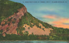 Indian Profile Rock At Mt Tammany Postcard Delaware Water Gap Pennsylvania 1930S