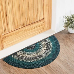 VHC Pine Grove Slice/ Half Circle Rug 16.5x33 ~ Rustic Farmhouse - Picture 1 of 5