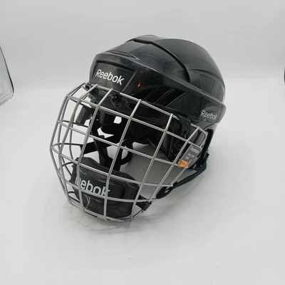 Casco de hockey sobre hielo Reebok 3K XS negro con máscara FM 5K y correa para la barbilla 6 - 6 5/8" Foto 1 de 4