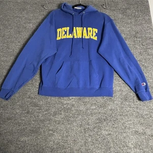 Champion Hoodie Men’s M Royal Blue University Of Delaware Pullover College - Picture 1 of 15