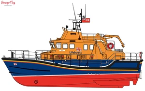 Barca di salvataggio Airfix RNLI classe Severn (scala 1:72) - Foto 1 di 1
