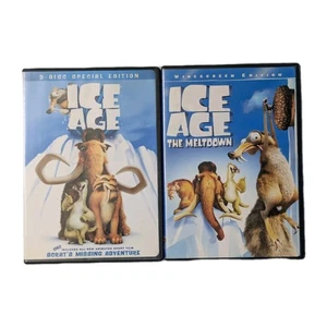 Lot: Ice Age 2-Disc Special Edition & Ice Age Meltdown DVD Bundle - Tested - Foto 1 di 5