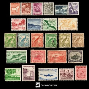 Estampillas pre decimales Isla de Navidad / Nueva Guinea / Islas del Coco - Imagen 1 de 1