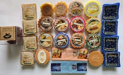 LOT Yankee Candle 27 Wax Tarts Mixed Fruit Scents Xmas Lemon LANG Village EVAN  - Image 1 of 4