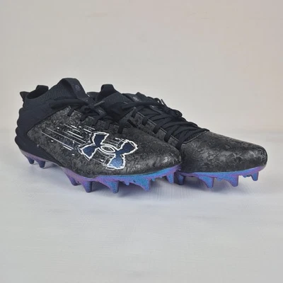 Under Armour Blur Smoke Suede 2.0 MC Men's Size 12 Football Cleats 3027978-001 - Image 1 of 4