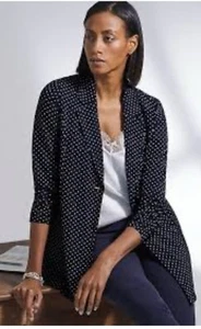 J.Jill Damen weicher Blazer Navy Gr: XL Jacke Neu mit Etikett - Bild 1 von 10