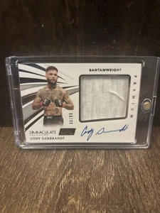2021 Panini UFC Immaculate Collection Cody Garbrandt Premium Memorabilia 80/99 - Picture 1 of 2