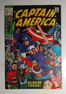 CAPTAIN AMERICA #112 MARVEL COMIC APRIL 1969 ORIGIN RETOLD VF 8.0 - Picture 1 of 8