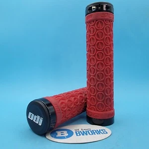 SDG HANSOLO ODI Lock on Grips Red / Black Rings 130mm 102g EUC!! d21 - Picture 1 of 6