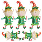  5 Pcs Weihnachtsfeier Ballon Weihnachtsballondekoration Elf Clown