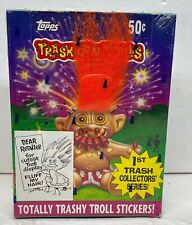 1992 Trash Can Trolls Sticker Trading Card Box 1st Series Topps Wax Full Sealed
