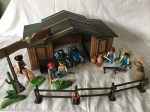 Playmobil / Geobra Silver Ranch Cowboy Set . Not Complete But Loads Of Extras - Picture 1 of 9