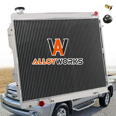 Radiador de aluminio 3 filas para Toyota Tundra 2000-2006 2003 2004 2005 3,4 L 4,0 L V6 Foto 1 de 4