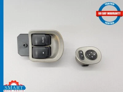 Juego de botones de interruptor de control de espejo maestro ventana Pontiac Solstice 06-09 OEM Foto 1 de 4