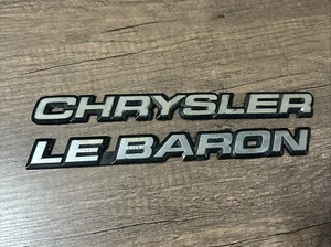OEM 1987-1991 Chrysler Lebaron Emblem Trunk Lid Logo Badge - Picture 1 of 6