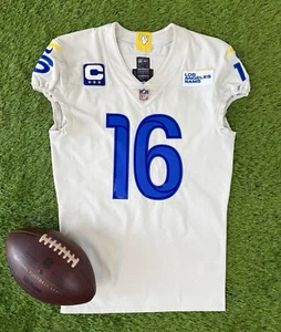 Jared Goff Los Angeles Rams Team Issued 2020 Authentic Bone NFL Football Trikot - Bild 1 von 9