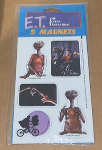 E.T The Extra Terrestrial 5 MAGNETE 1982 Plymouth KÜHLSCHRANK Vintage NEU - Bild 1 von 4