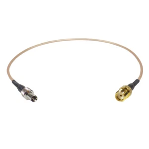 Koaxial Pigtail / Adapter | 25cm, RG-178, SMA Buchse auf TS9 Stecker - Bild 1 von 3