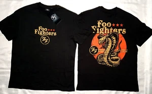 T-SHIRT FOO FIGHTERS (vedi retro) XSto3XL COTONE ANTRACITE NUOVA CON ETICHETTE LICENZA PRIMARK - Foto 1 di 4