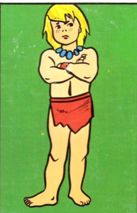 1971 MIGHTY MIGHTOR LITTLE ROK Trading Card 7 x 5 cm. (2.75" x 2") Spain