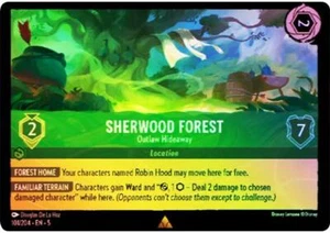 Lorcana COLD FOIL Sherwood Forest - Outlaw Hideaway - Shimmering Skies # 101 - Imagen 1 de 1