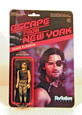 SNAKE PLISSKEN Escape From NY ReAction Retro 3.75" Action Figure Funko 2015 - Image 1 of 4