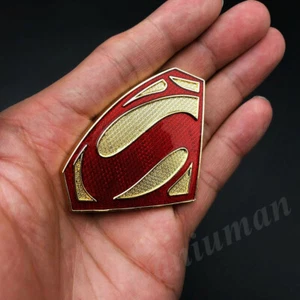 3D Metal Batman Vs Superman Dawn of Justice Car Side Emblem Badge Decals Sticker - Picture 1 of 3