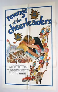 REVENGE OF THE CHEERLEADERS vtg 1976 MOVIE POSTER SEXPLOITATION classic ADULT - Picture 1 of 7