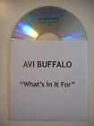 AVI BUFFALO : WHAT'S IN IT FOR [ CD SINGLE PORT GRATUIT ]