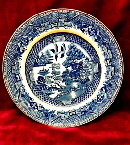 Vintage Blue & White plate, Willow pattern. Fenton - Picture 1 of 3