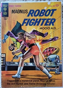 MAGNUS ROBOT FIGHTER #7 FN 6.0 GOLD KEY 8/1964 - Picture 1 of 2