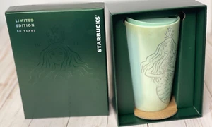 Starbucks 2021 50th Anniversary Siren Ceramic Double Wall Tumbler 12oz RETIRED - Picture 1 of 10