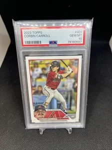Corbin Carroll 2023 Topps Rookie Card PSA 10 Diamondbacks - Bild 1 von 2