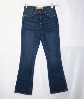 Vintage Mavi Womens Molly Flare Low Rise Denim Bootcut Dark Wash Jeans Sz 25x32 - Image 1 of 4