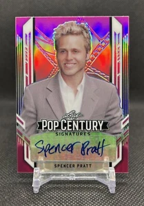 2021 Leaf Pop Century SPENCER PRATT #BA-SP1 PINK REFRACTOR AUTO /10 The Hills SP - Picture 1 of 3