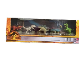 Mattel~Jurassic World Dominion Micro Collection~Juego de 5 figuras de dinosaurios 2”~NUEVO - Imagen 1 de 6