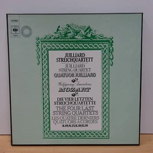 79294 MOZART Four Last String Quartets JUILLIARD QUARTET CBS STEREO 2LP BOX NM - Picture 1 of 7