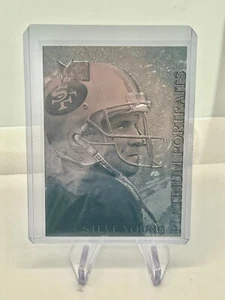 STEVE YOUNG 1996 FLEER METAL PLATINUM PORTRAITS VERSANDRABATTE - Bild 1 von 1