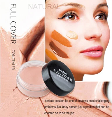 Full Coverage Concealer Foundation Cream Waterproof Oil-control Face Makeup - Image 1 of 4