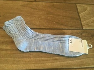 Neu mit Etikett Gr. 6,5-12 NORDSTROM RACK BLAUE STIEFELSOCKEN FÜR HERREN - Bild 1 von 3