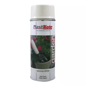 Plastikote Jasminweiß Sprühfarbe matt 400ml Multi Surface schnelltrocknend - Bild 1 von 2