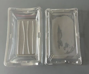 400 Pcs Disposable Clear Plastic Take out Sushi Tray/Container /Box with Lid - Picture 1 of 3